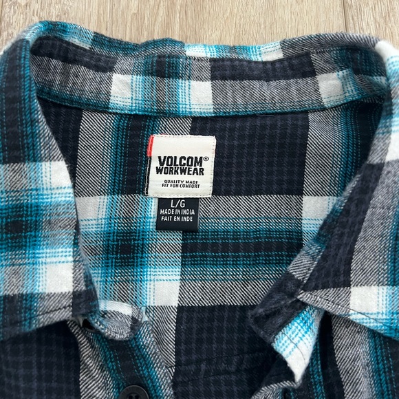 Volcom Long Sleeve Plaid Shirt - Picture 2 of 4